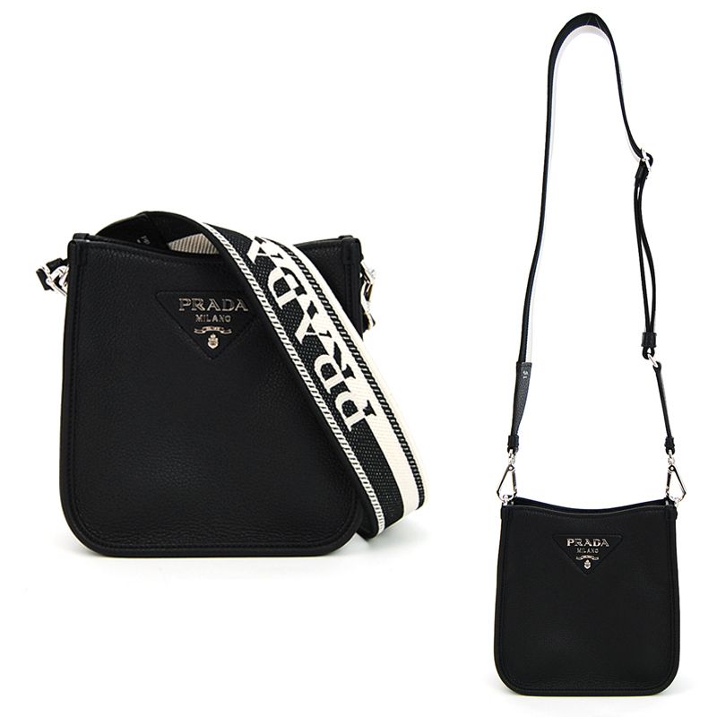 関税負担なし☆PRADA プラダ レザー ミニ ショルダーバッグ (PRADA