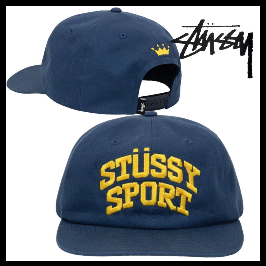 ☆関税込☆Stussy☆Stussy Sport Cap navy☆キャップ☆ (STUSSY