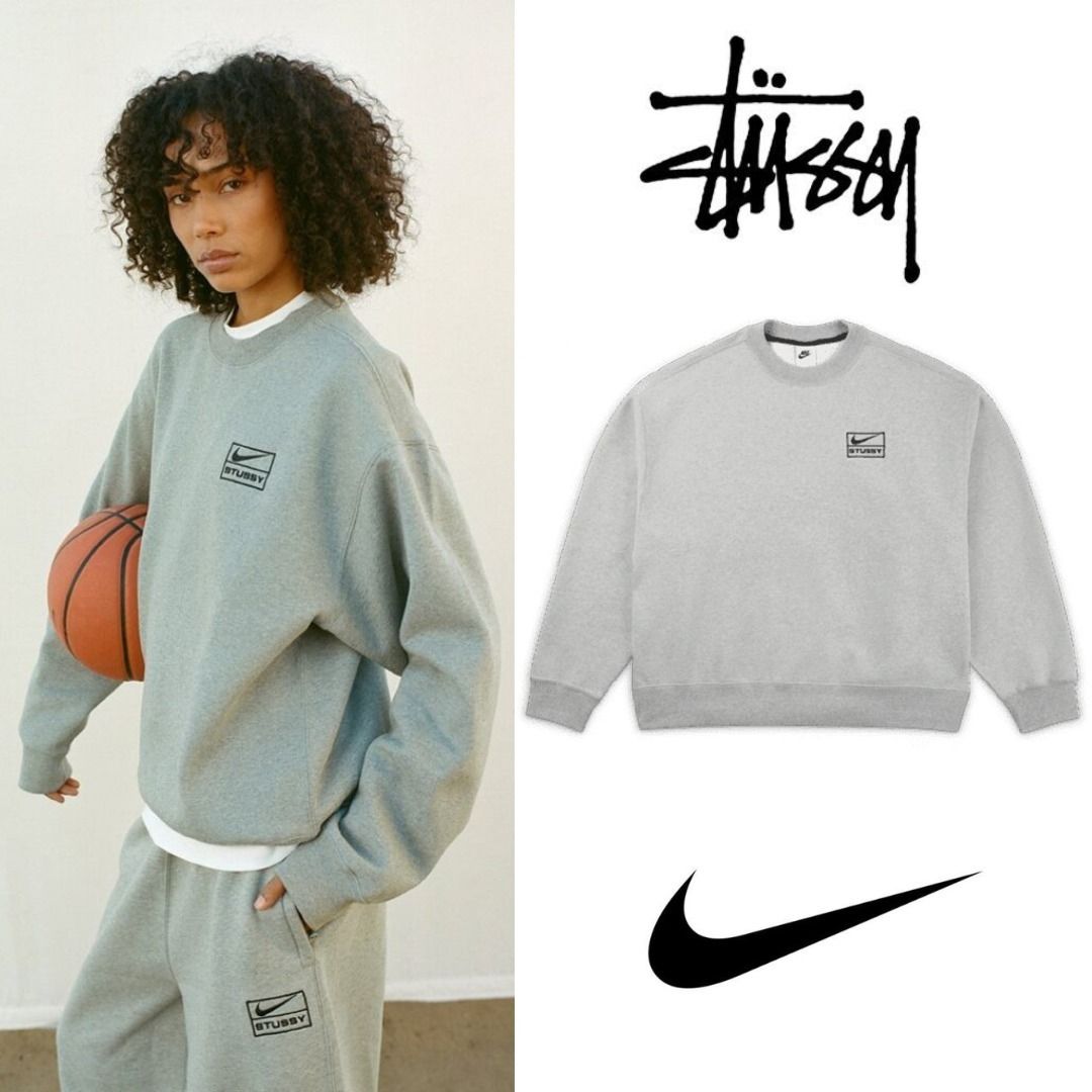 新作】Stussy x Nike Fleece Crew ナイキ ステューシー (Nike
