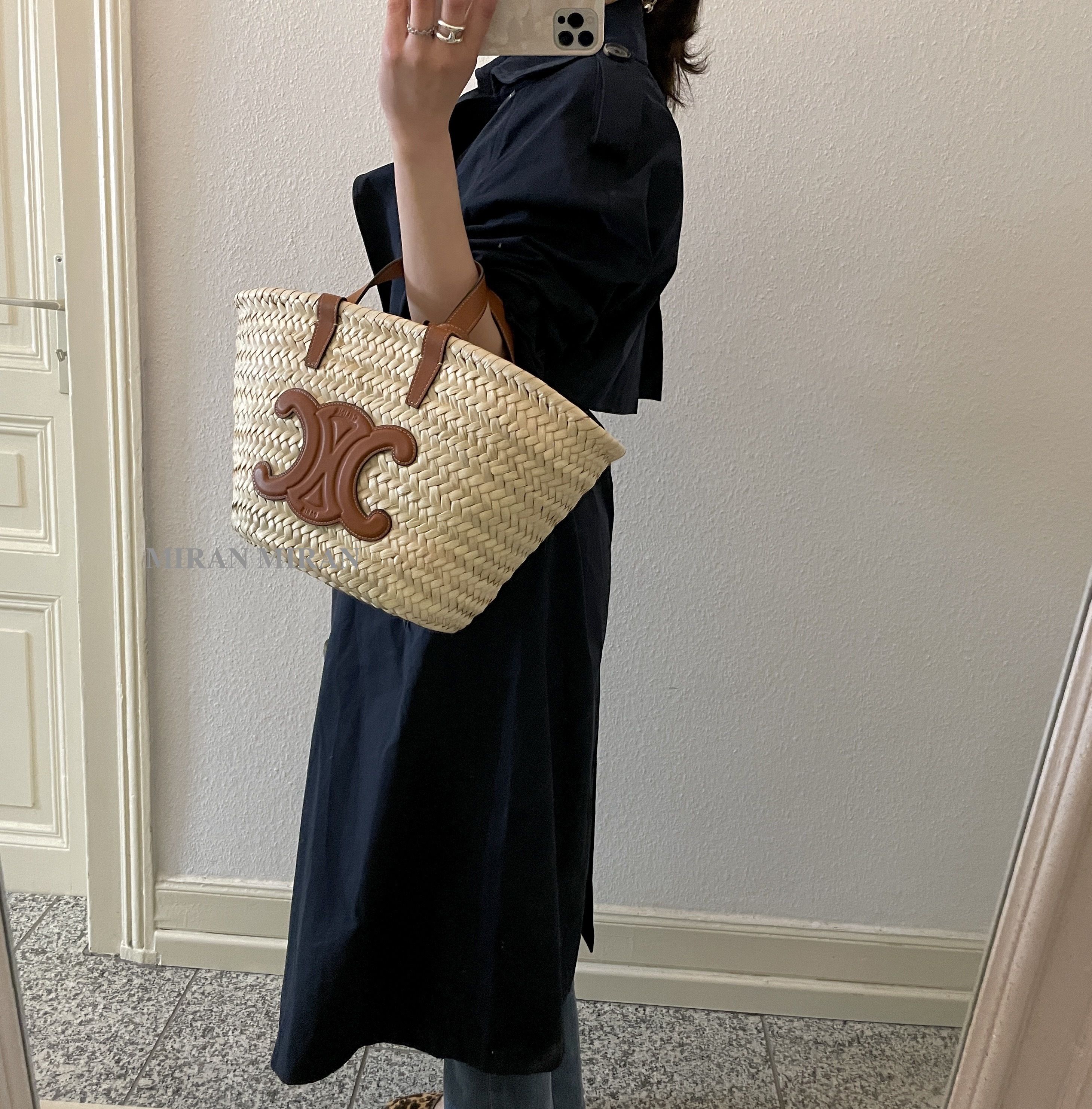 追跡付【CELINE】2WAY♪TRIOMPHE ティーン トリオンフ パニエ (CELINE