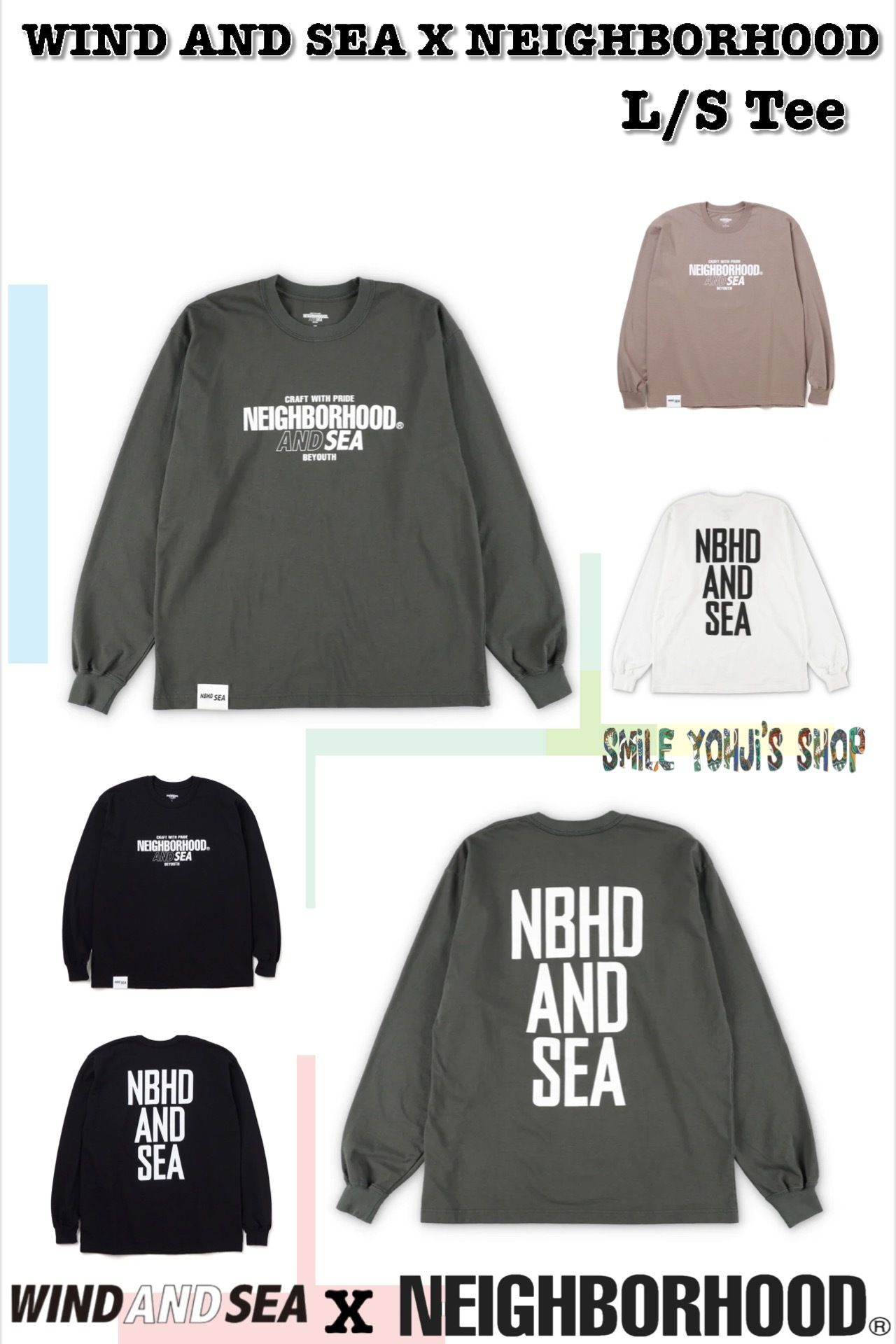 ☆大人気☆WIND AND SEA X NEIGHBORHOOD L/S Tee (Neighborhood/T