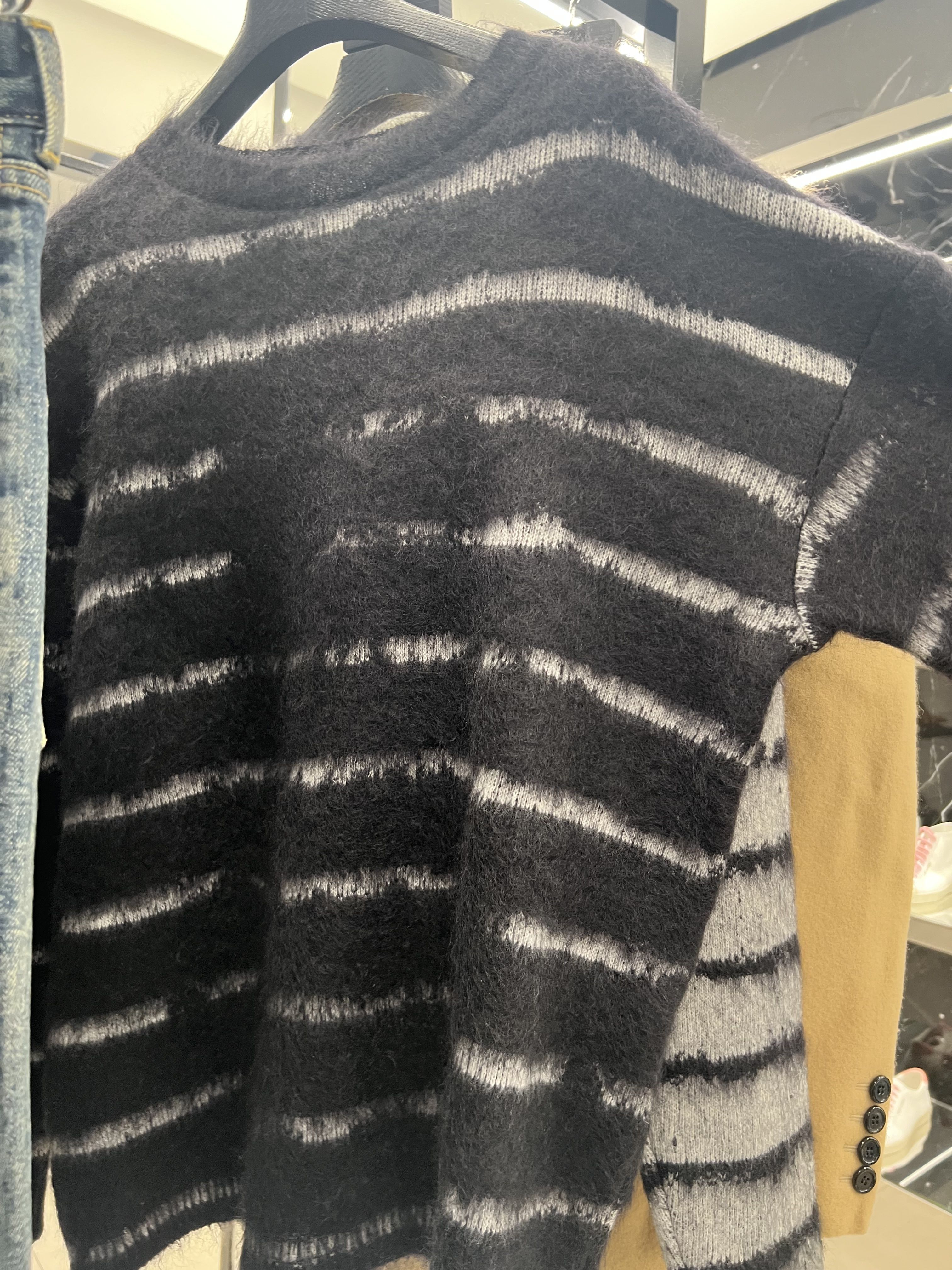 サンローラン】大特価！モヘア セーター ストライプ (Saint Laurent