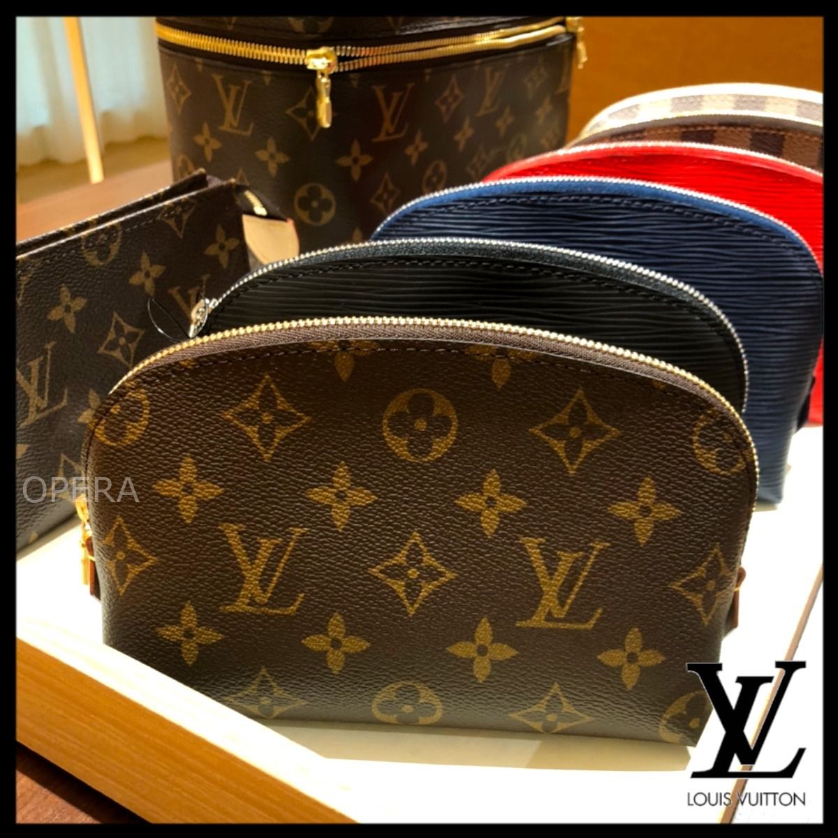 すぐ届く Louis Vuitton ポーチ モノグラム ブラウン レディース