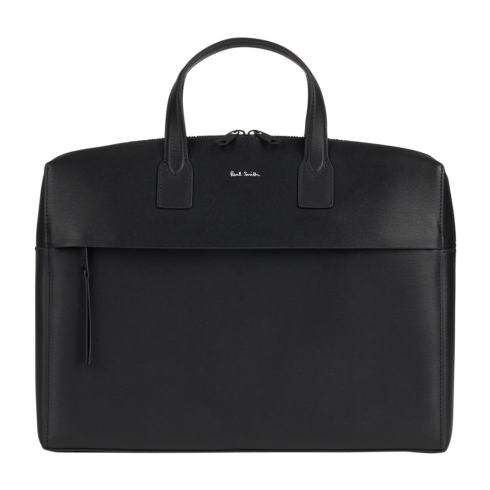 高級☆Paul Smith ポールスミス 牛革 オールレザー スリム ブリーフ