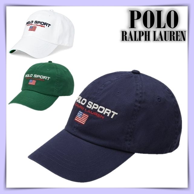 Polo Ralph Lauren】ポロスポーツ Patch Canvas Ball Cap (POLO RALPH