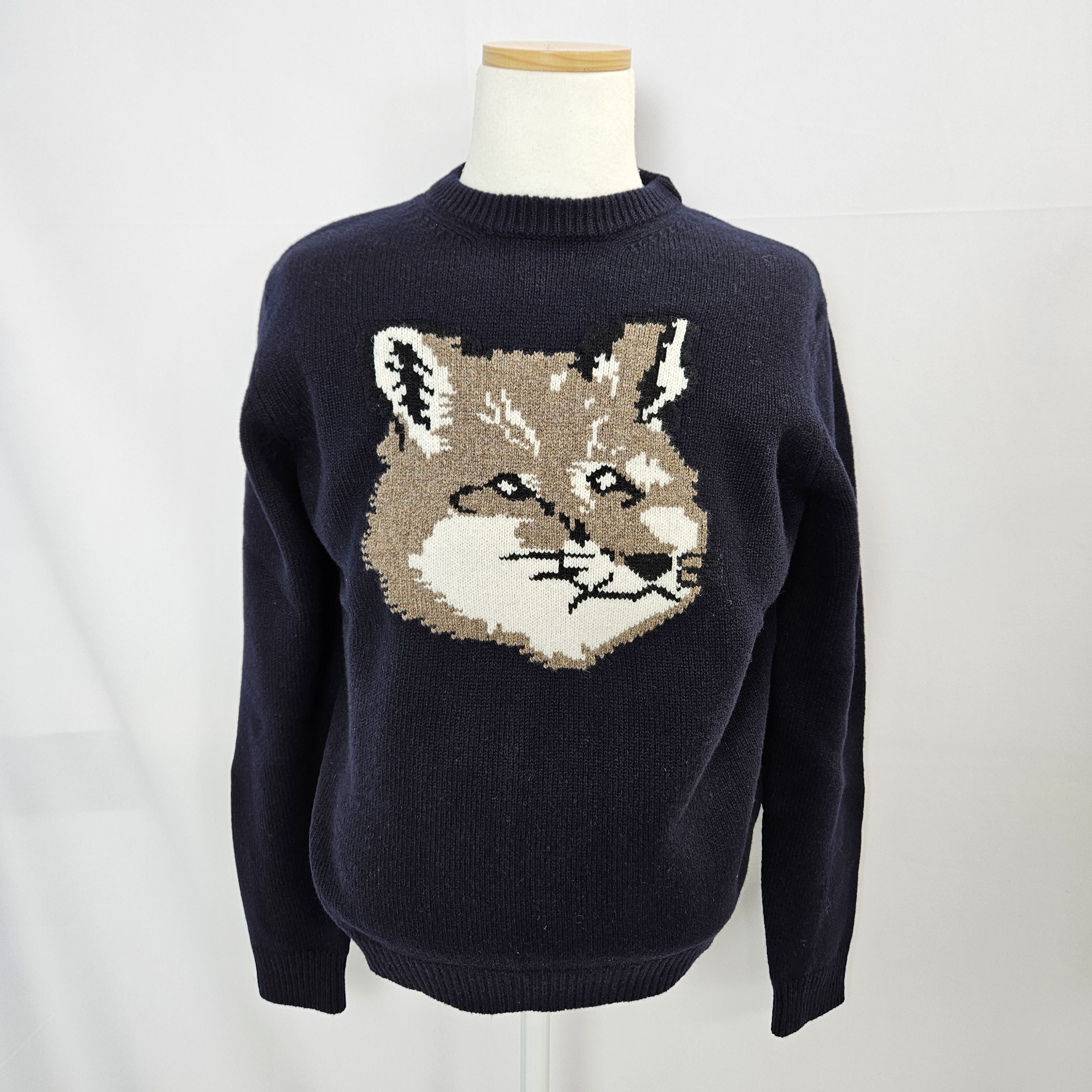 ☆人気☆【MAISON KITSUNE】☆Big Fox Head Pullover Kni.t☆ (MAISON