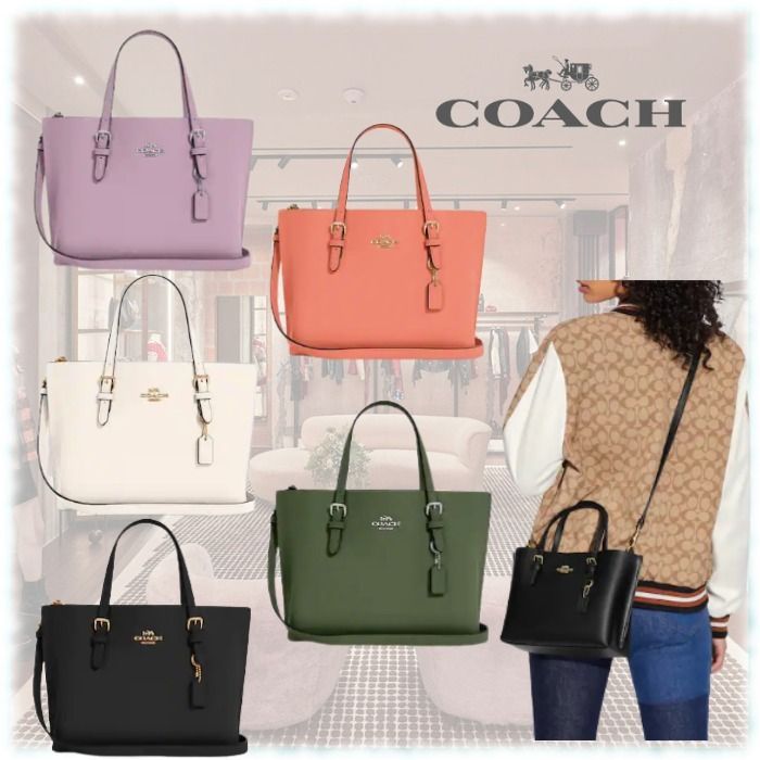 人気! Coach(コーチ) レザー シンプル 2way ショルダーバッグ (Coach