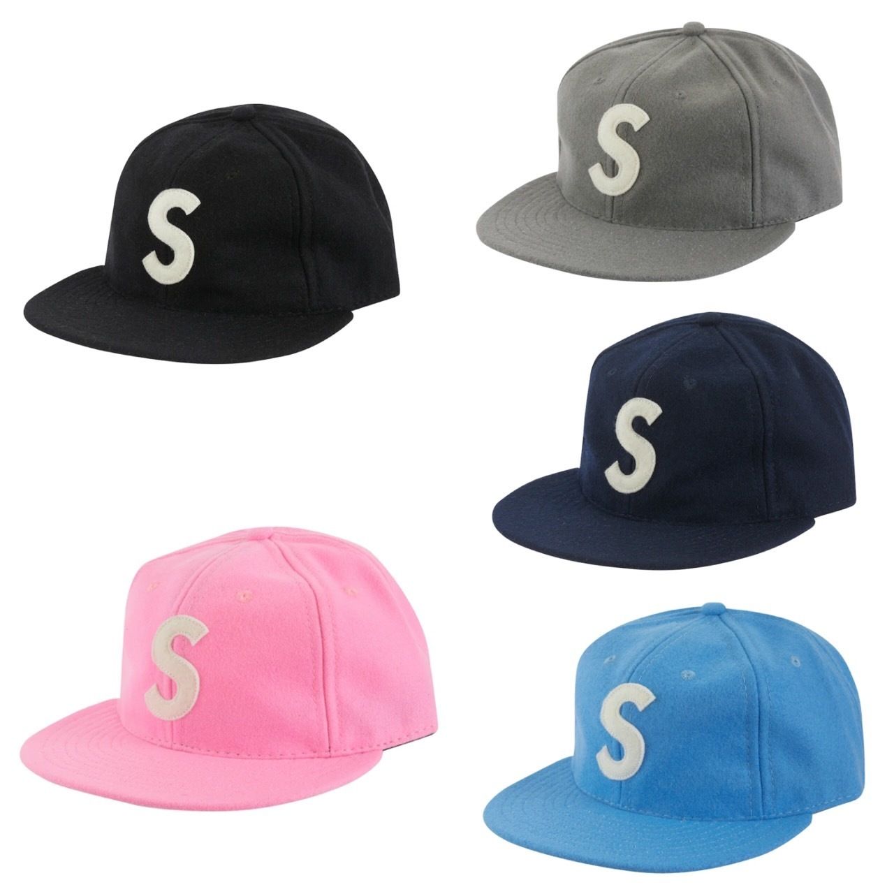 シュプリーム☆Sロゴキャップ☆Ebbets S Logo Fitted 6-Panel (Supreme