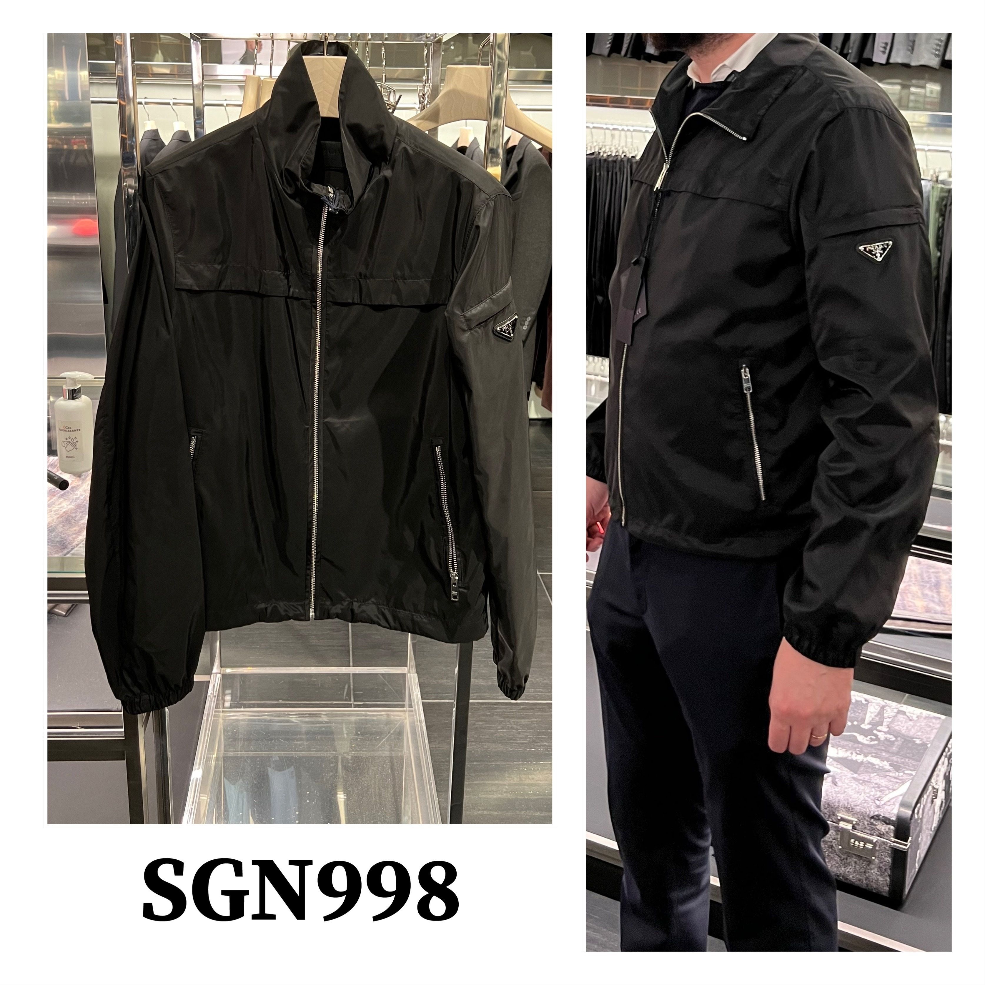 PRADA((SGN998))((選べるお色))三角ロゴナイロンパーカー (PRADA