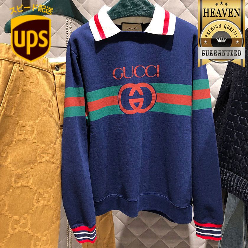 6万取引突破☆UPS速達便利用！【GUCCI☆グッチ】スウェット (GUCCI