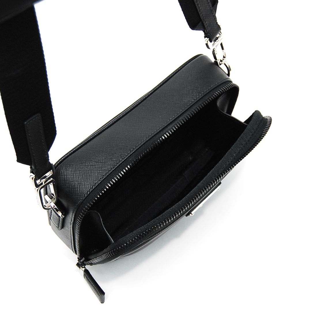 関税負担なし☆PRADA Re-Nylon and Saffiano クロスボディバッグ