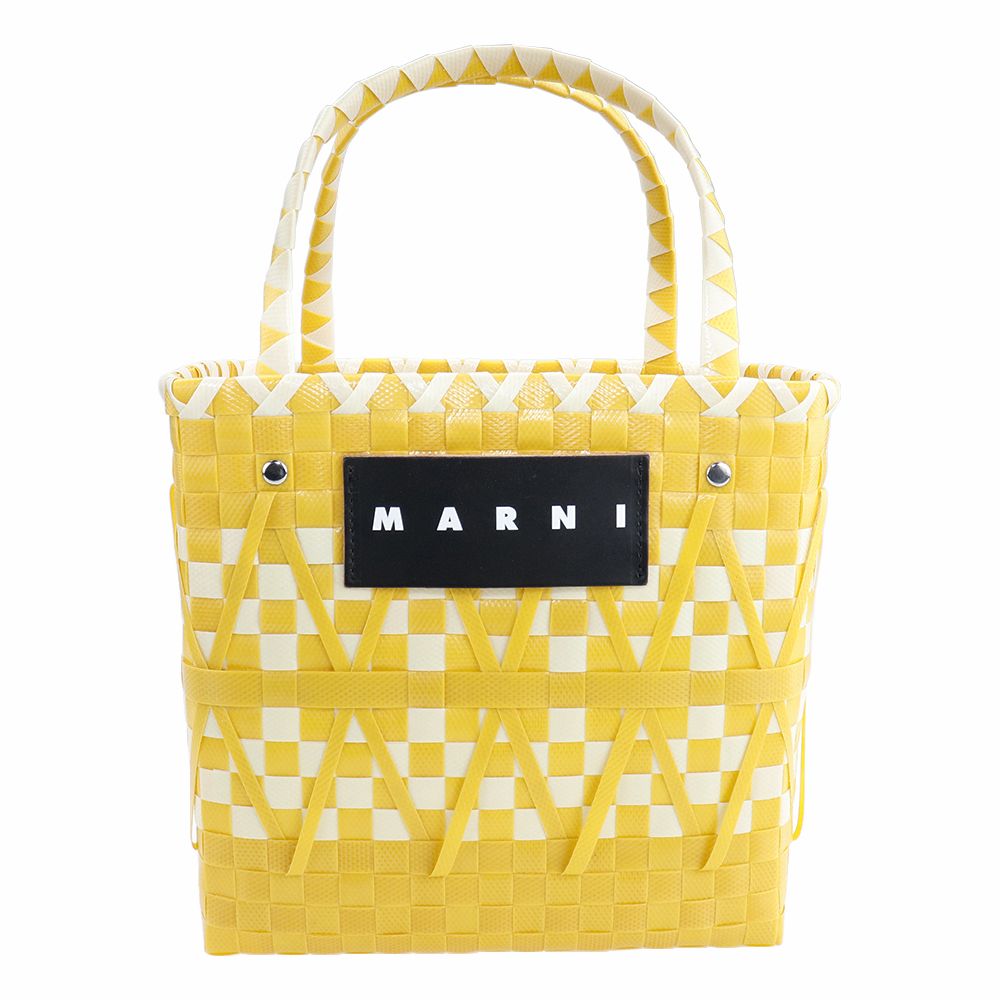 マルニ フラワーカフェ スクランブルバッグ カゴバッグ トート (MARNI