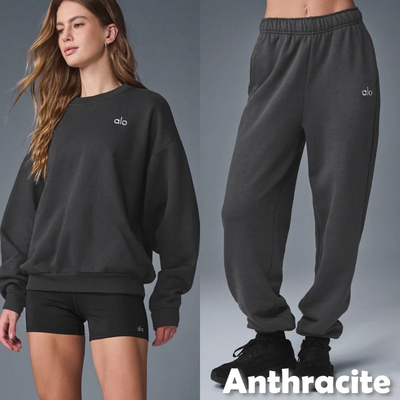 上下セット◇【ALO Yoga】PULLOVER ＆SWEATPANT ◇セットアップ (ALO