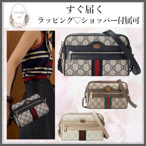 3色展開♡】グッチ キャンバス ショルダーバッグ (GUCCI/ショルダー