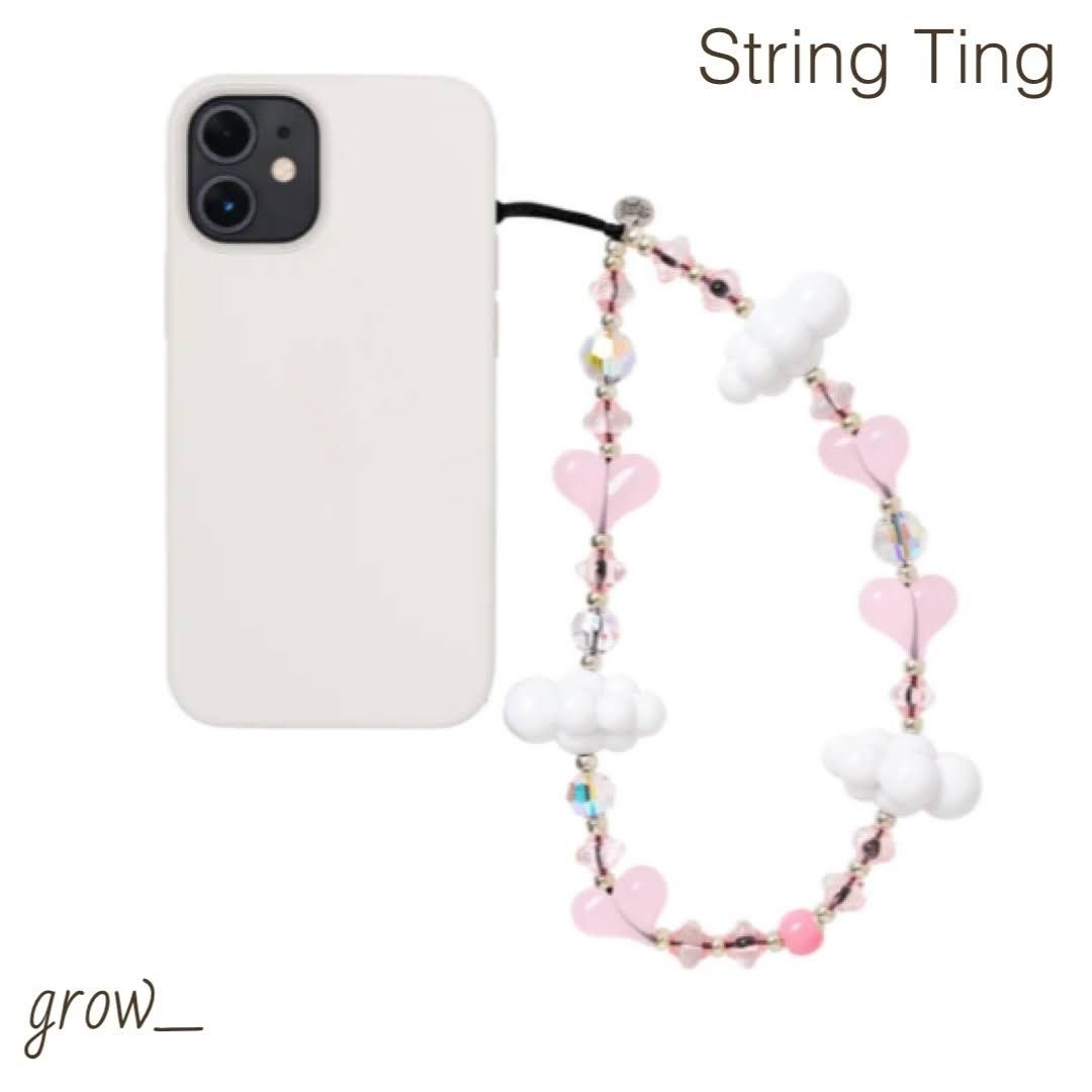 String Ting Kawaii in the Sky ビーズ ストラップ 送関込 (String