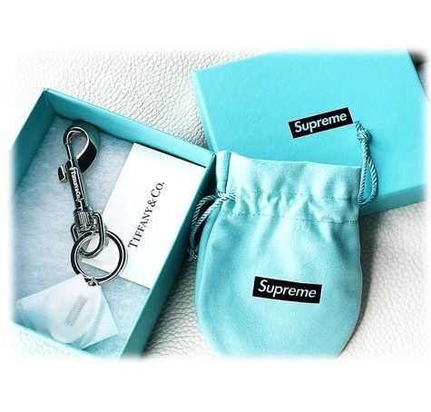 Supreme x Tiffany & Co. コラボ タグ キーリング 関送料込 (Supreme