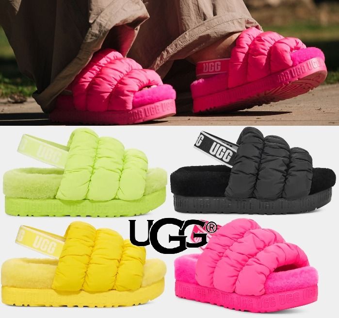 ふわくしゅ☆新作】UGG Scrunchitaプラットフォームサンダル (UGG