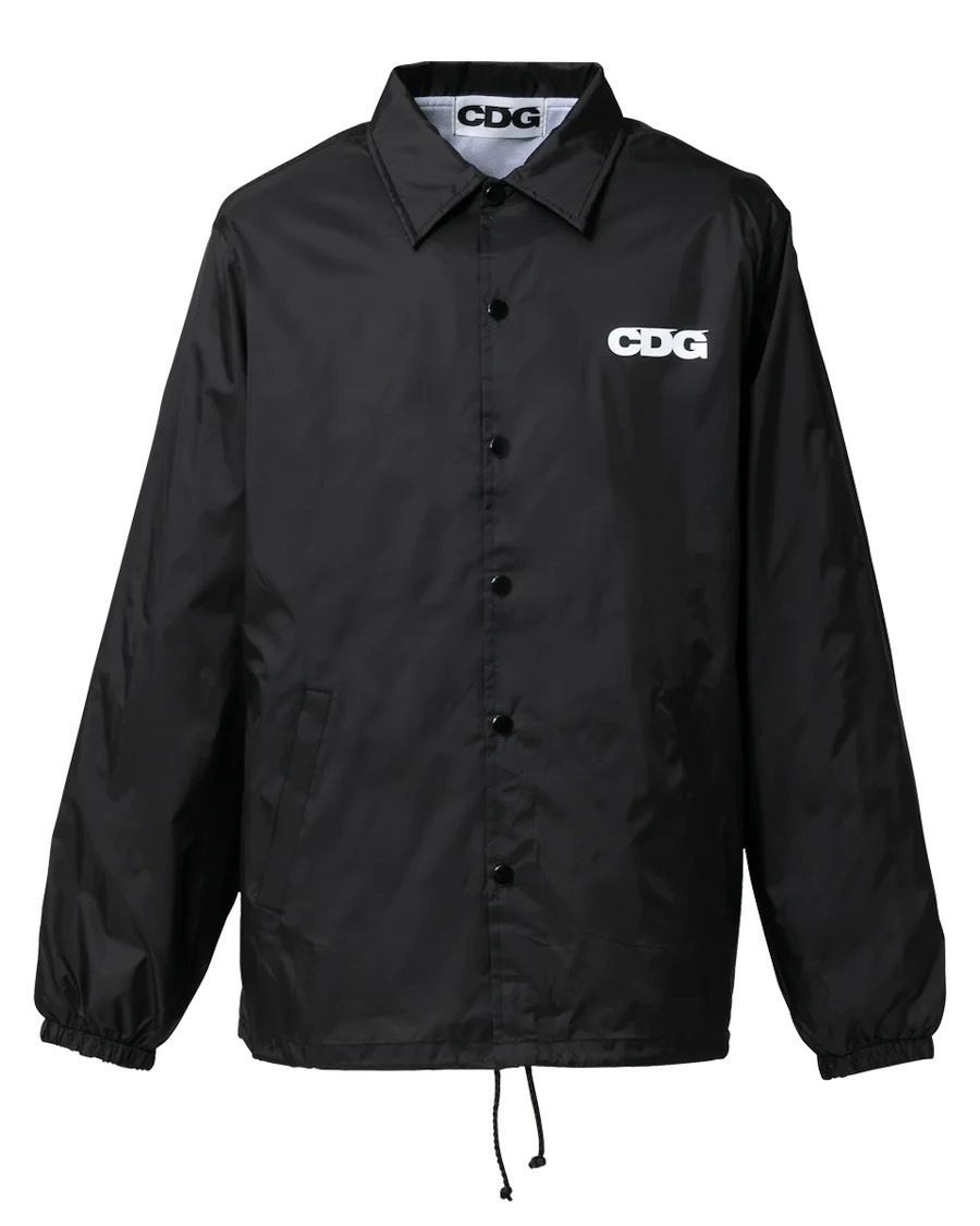 ロゴが目を惹く】コムデギャルソン デザインコーチジャケット (COMME