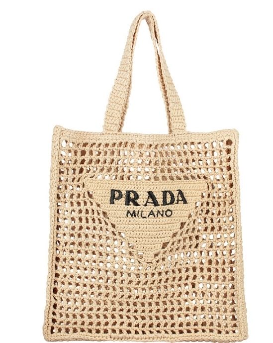 ☆送料関税込☆PRADA ラフィア トートバッグ かごバッグ☆大人気