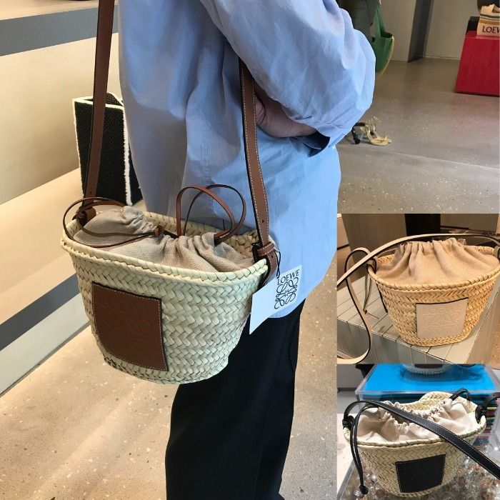 Ibiza 限定生産【LOEWE】ドローストリング バケットバッグ☆3色
