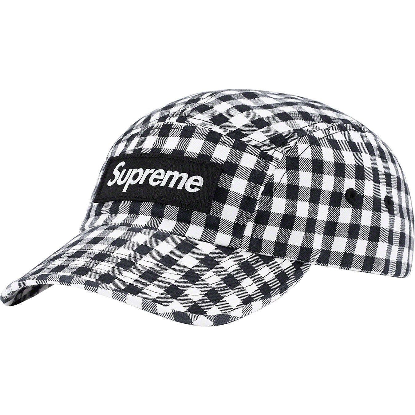 Supreme ボックスロゴ ギンガム キャンプキャップ SS23 関送料込