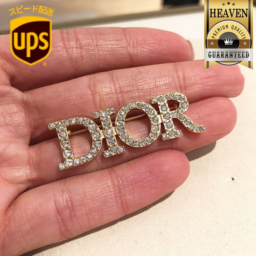 6万取引突破☆UPS速達便利用！【DIOR☆ディオール】ブローチ (Dior