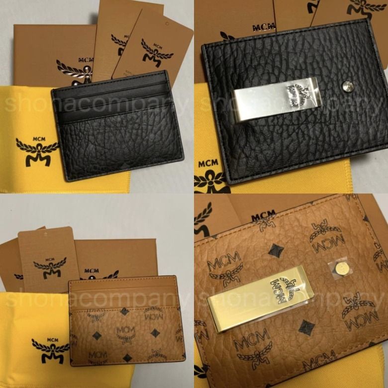 関税込】◇MCM エムシーエム◇マネークリップ カードケース (MCM