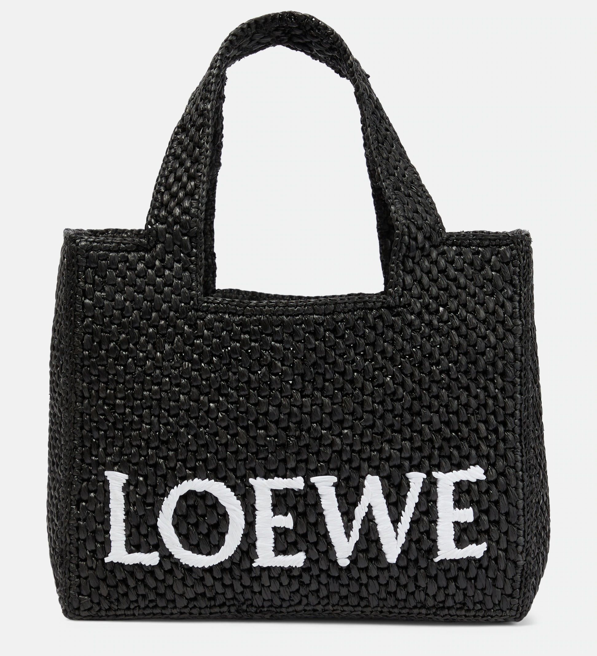 国内発】ロエベ ロエベフォント トート スモール（ラフィア） (LOEWE