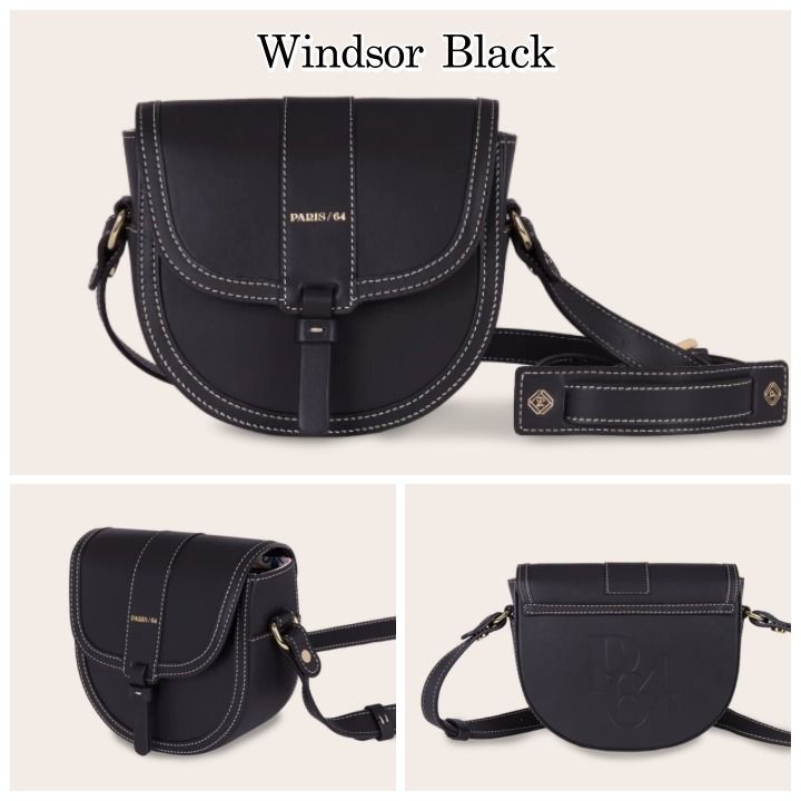 PARIS/64＊レザー ショルダーバッグ ハンドメイドバッグ (PARIS/64