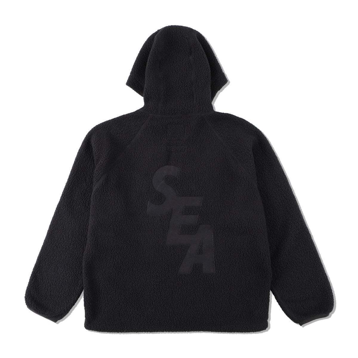 WIND AND SEA x Snow Peak Thermal Boa Fleece Jacket Black (WIND AND