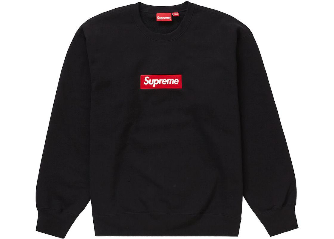 Supreme Box Logo Crewneck Black 22AW SUP-FW22-351 (Supreme