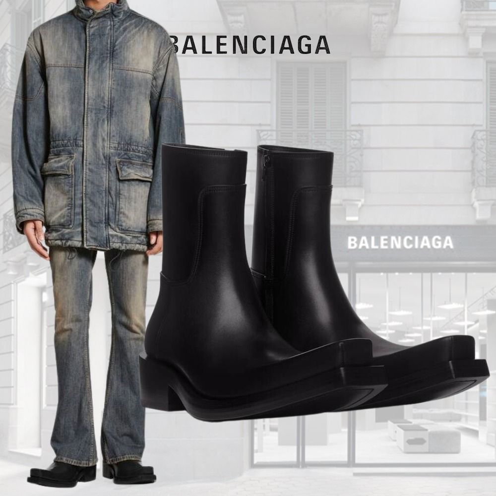 BALENCIAGA】SANTIAGO ブーティ (BALENCIAGA/ブーツ) 745530WBDO01000