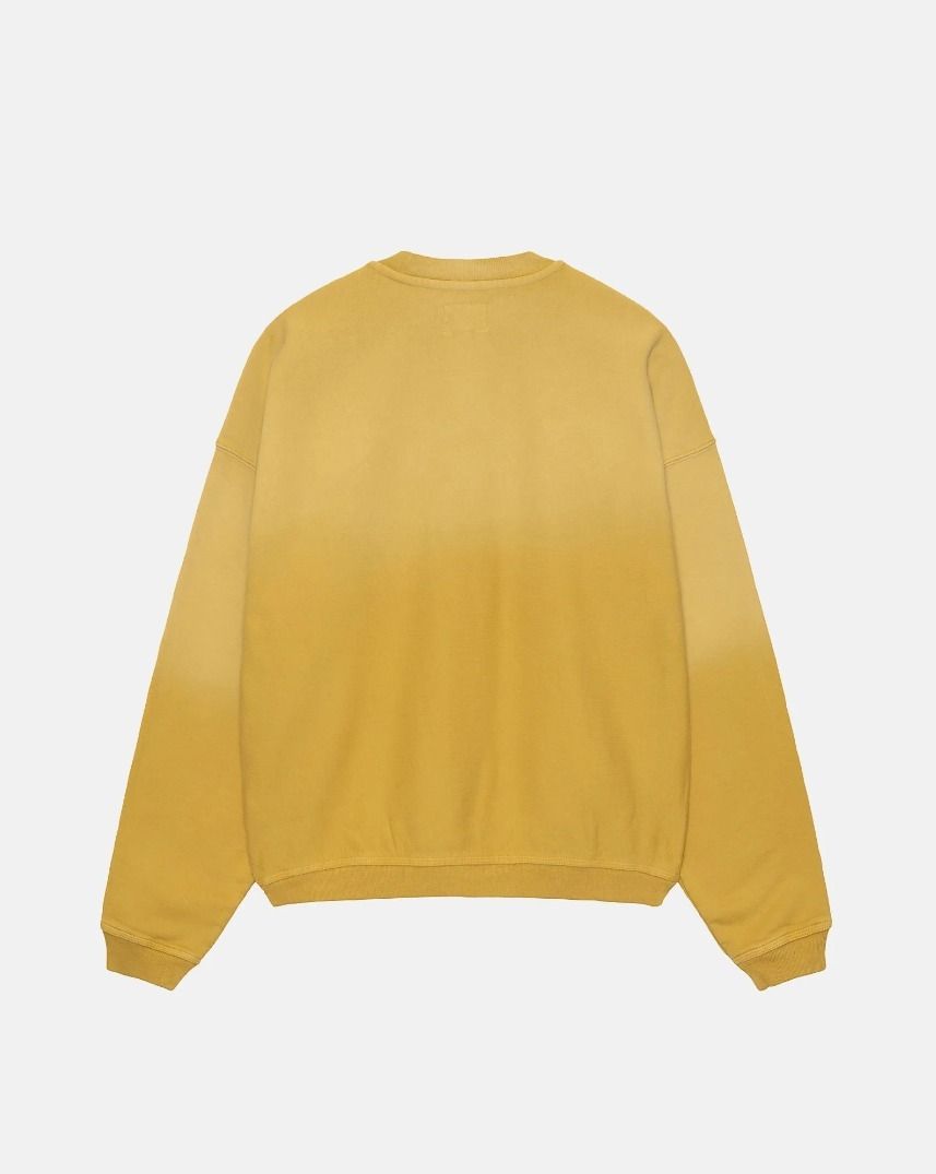 ☆人気☆【STUSSY】☆SUN FADED OVERSIZED CREW☆YELLO.W (STUSSY
