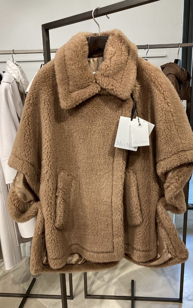 MaxMara☆TEBE テディベア ケープ (Max Mara/ポンチョ・ケープ