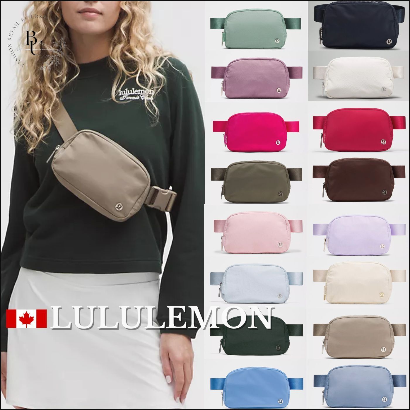 定番大人気 ウエストバッグ【ルルレモン】Everywhere Belt Bag1L