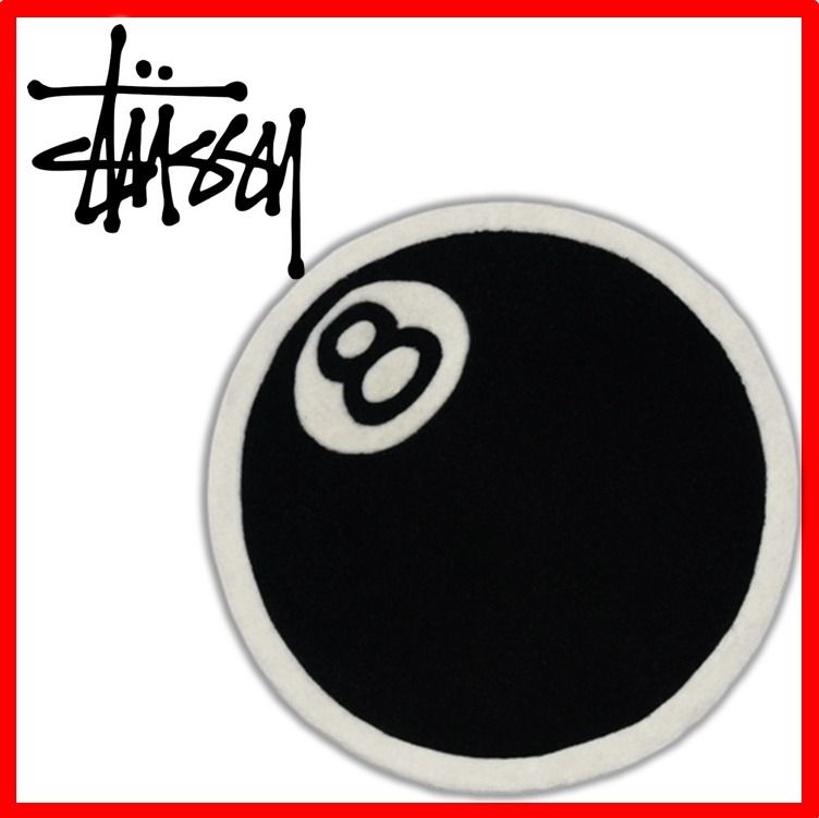 ☆【STUSSY】☆8-BALL RU.G☆ラグ☆ (STUSSY/ラグ・カーペット