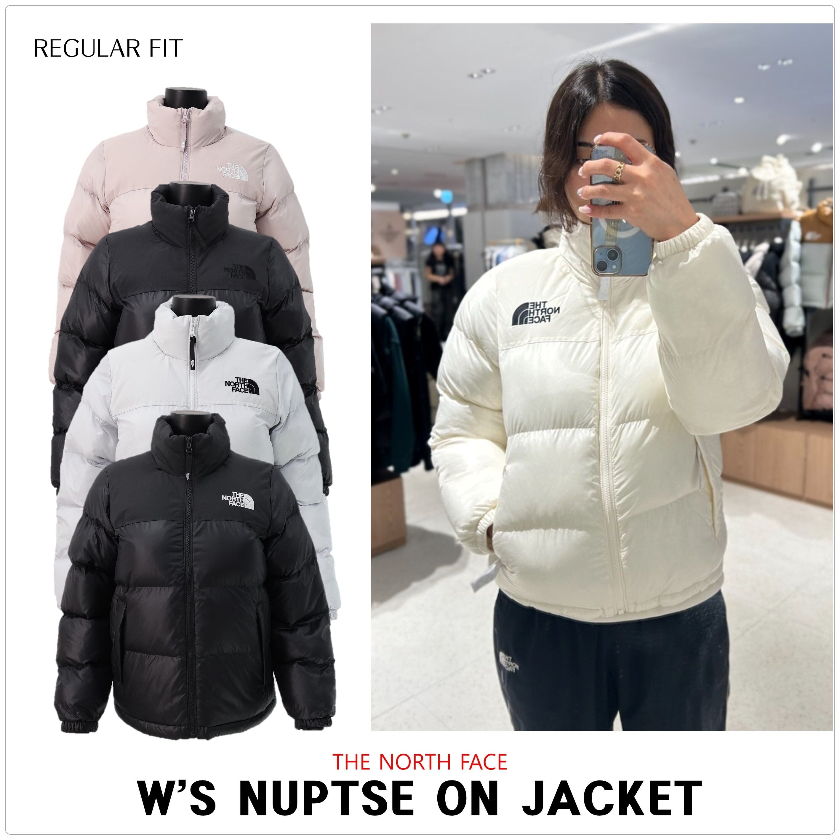 ノースフェイス]W'S NUPTSE ON BALL ジャケット☆新作☆人気☆ (THE