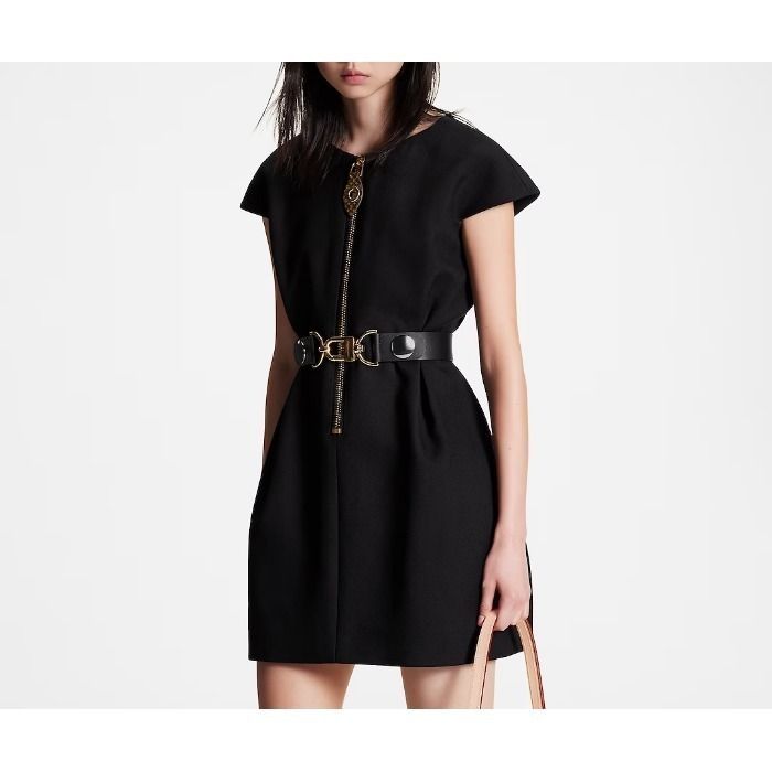 大人かわいい☆Louis Vuitton☆ワンピース ウール (Louis Vuitton