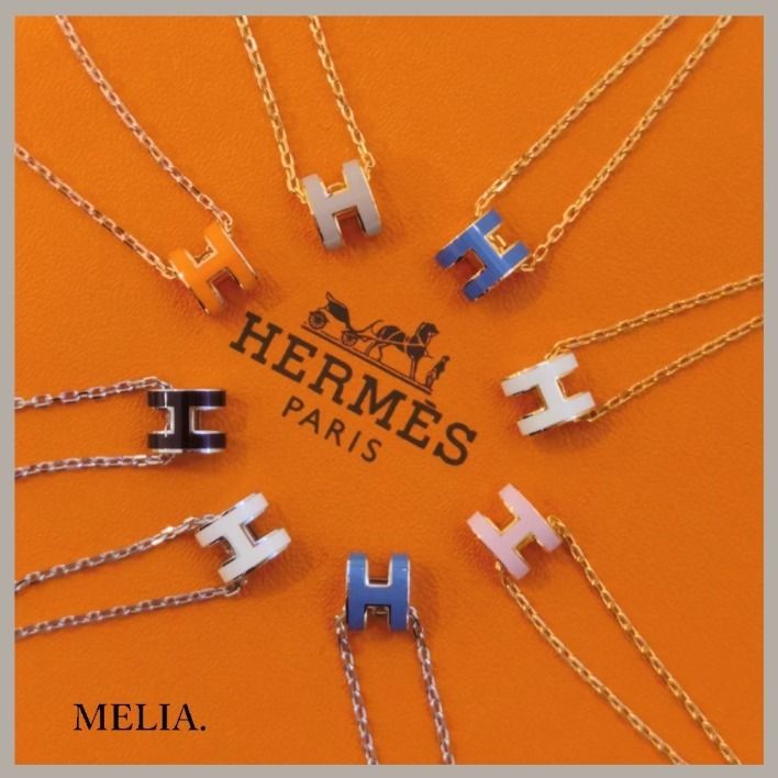色違いも欲しくなる♡】HERMES ミニポップHペンダント (HERMES
