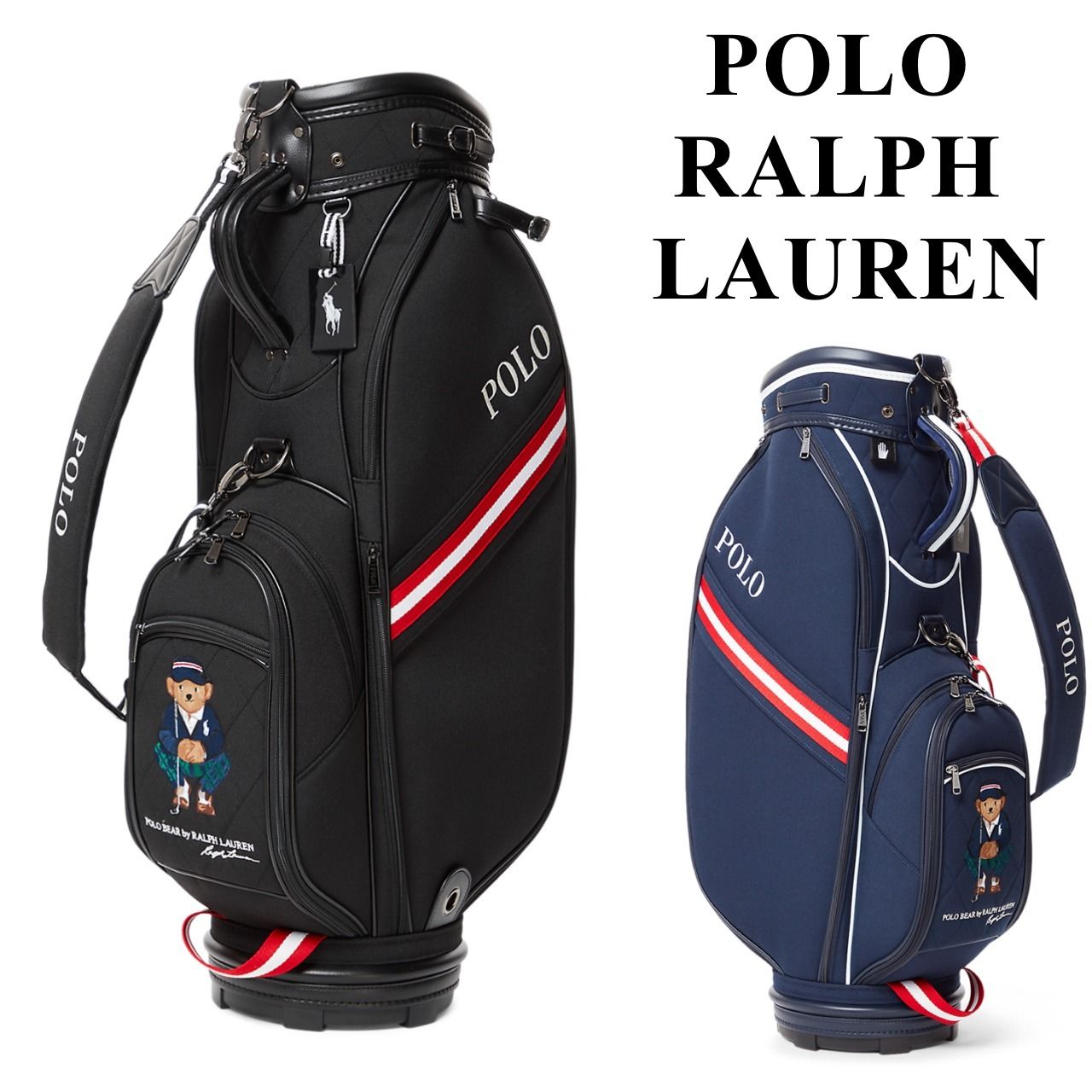 すぐ届く ギフトにも おしゃれ ベア ゴルフ バッグ Polo Golf (POLO