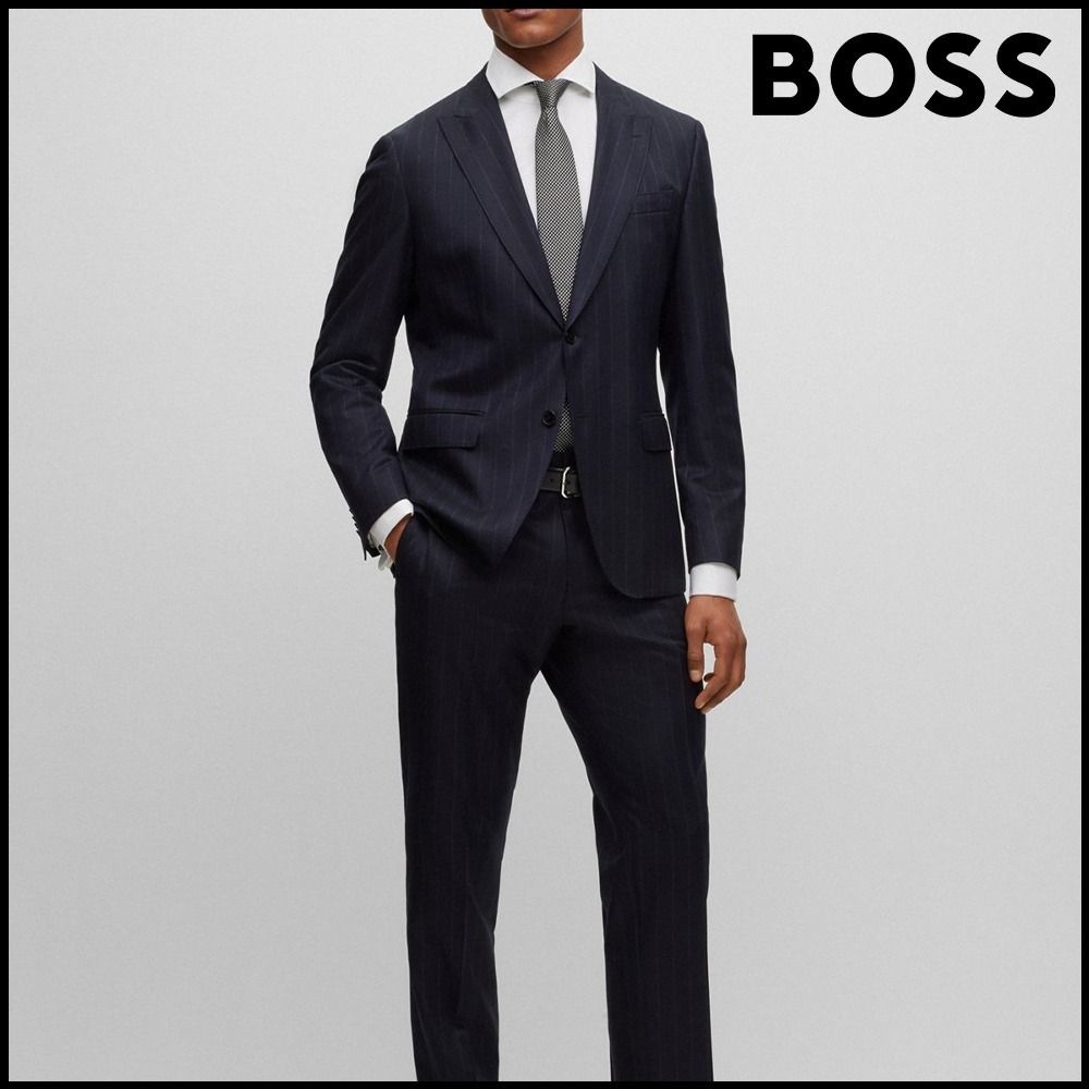 ✨️現行モデル/最高級✨️ヒューゴボス メンズスーツ 上下セットXL