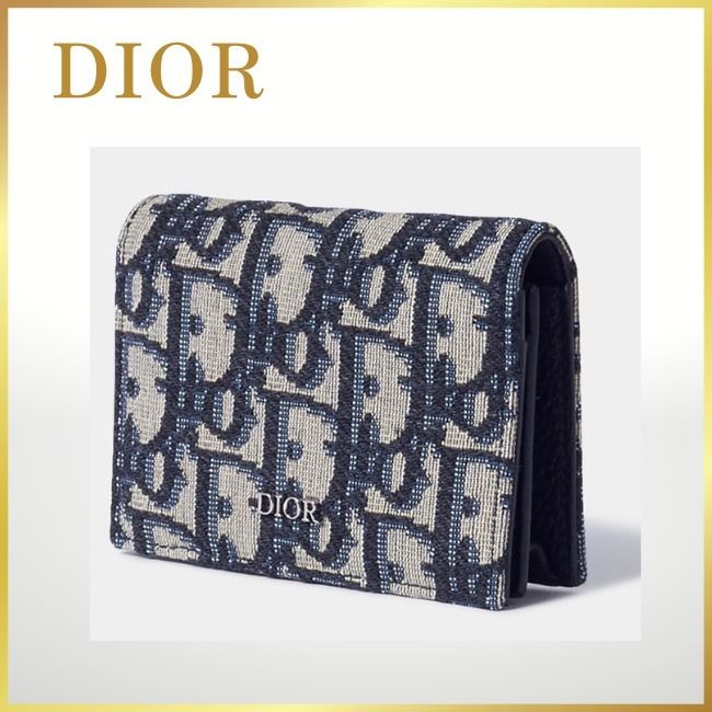 DIOR☆オブリーク ジャカード] ビジネスカードホルダー/国内発 (Dior