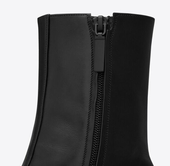 Saint Laurent 23AW《XIV ジップブーツ》スムースレザー 直営店 (Saint