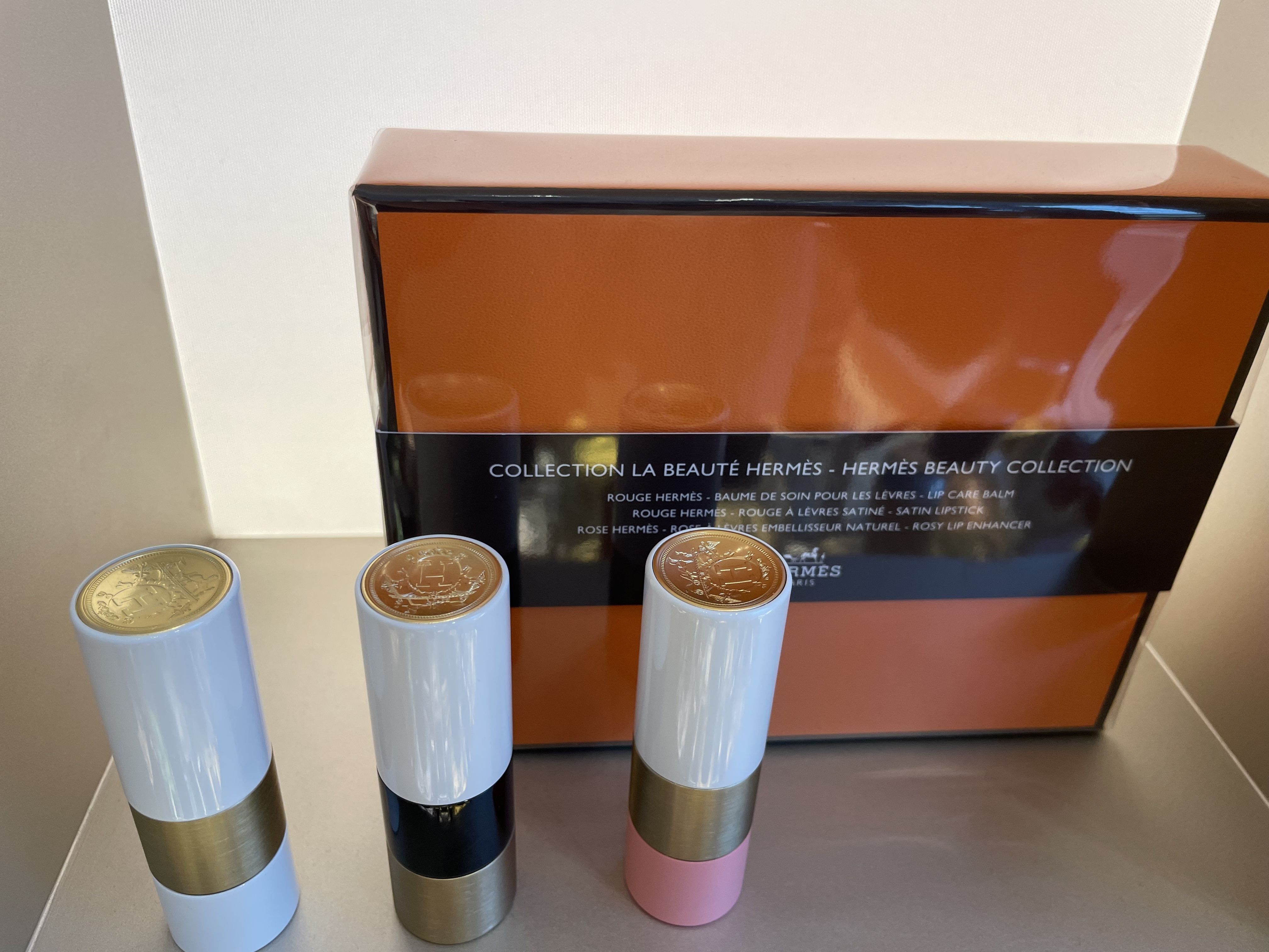 BESTギフト】Hermesセットルージュ エルメス 人気リップ3本 (HERMES