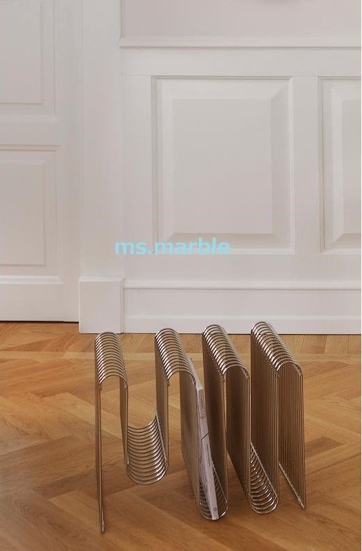 国内発| AYTM Curva マガジンラック Silver (AYTM/棚・ラック・収納