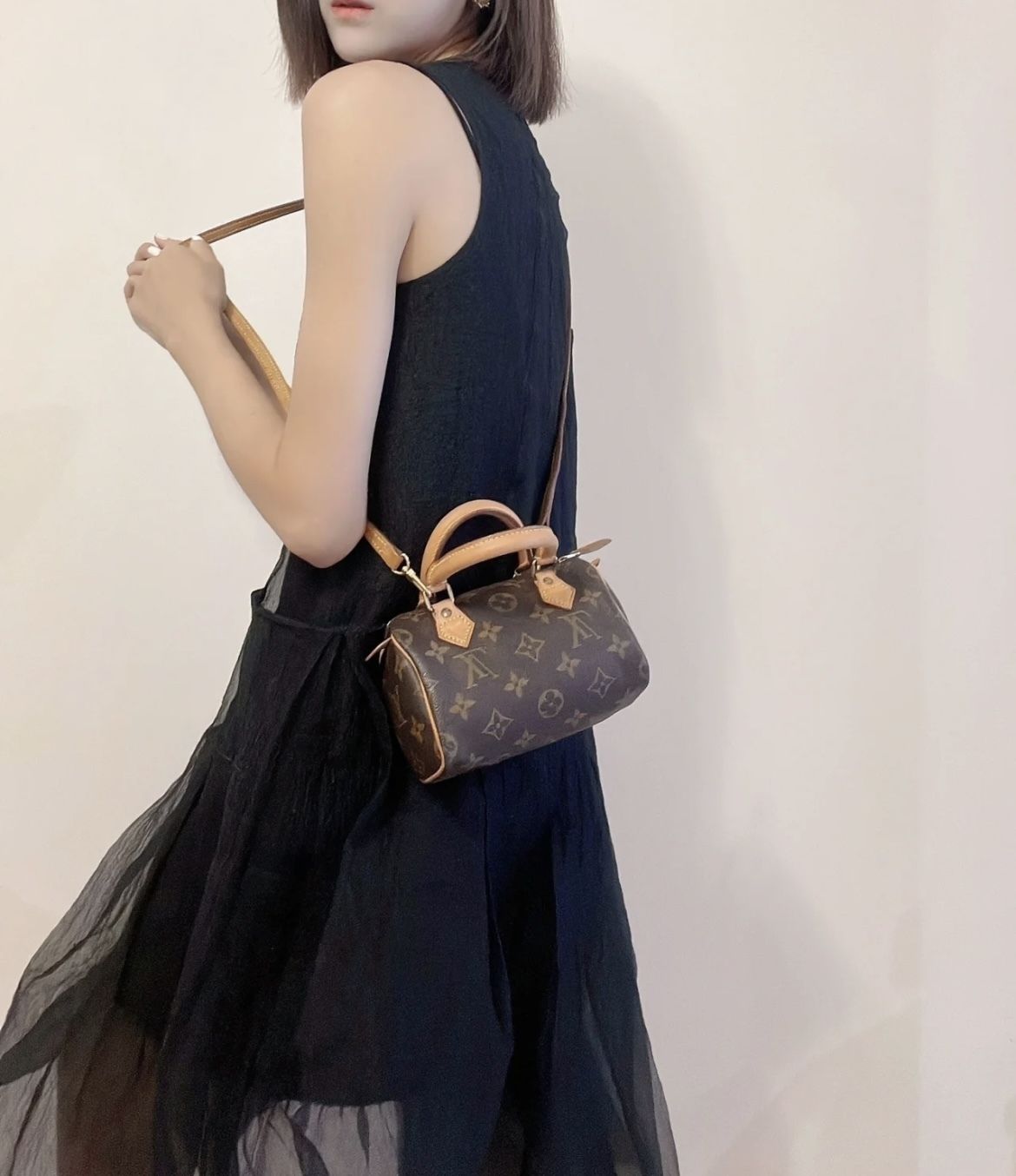 可愛くて超希少♪】ルイヴィトン☆ナノ スピーディ モノグラム (Louis