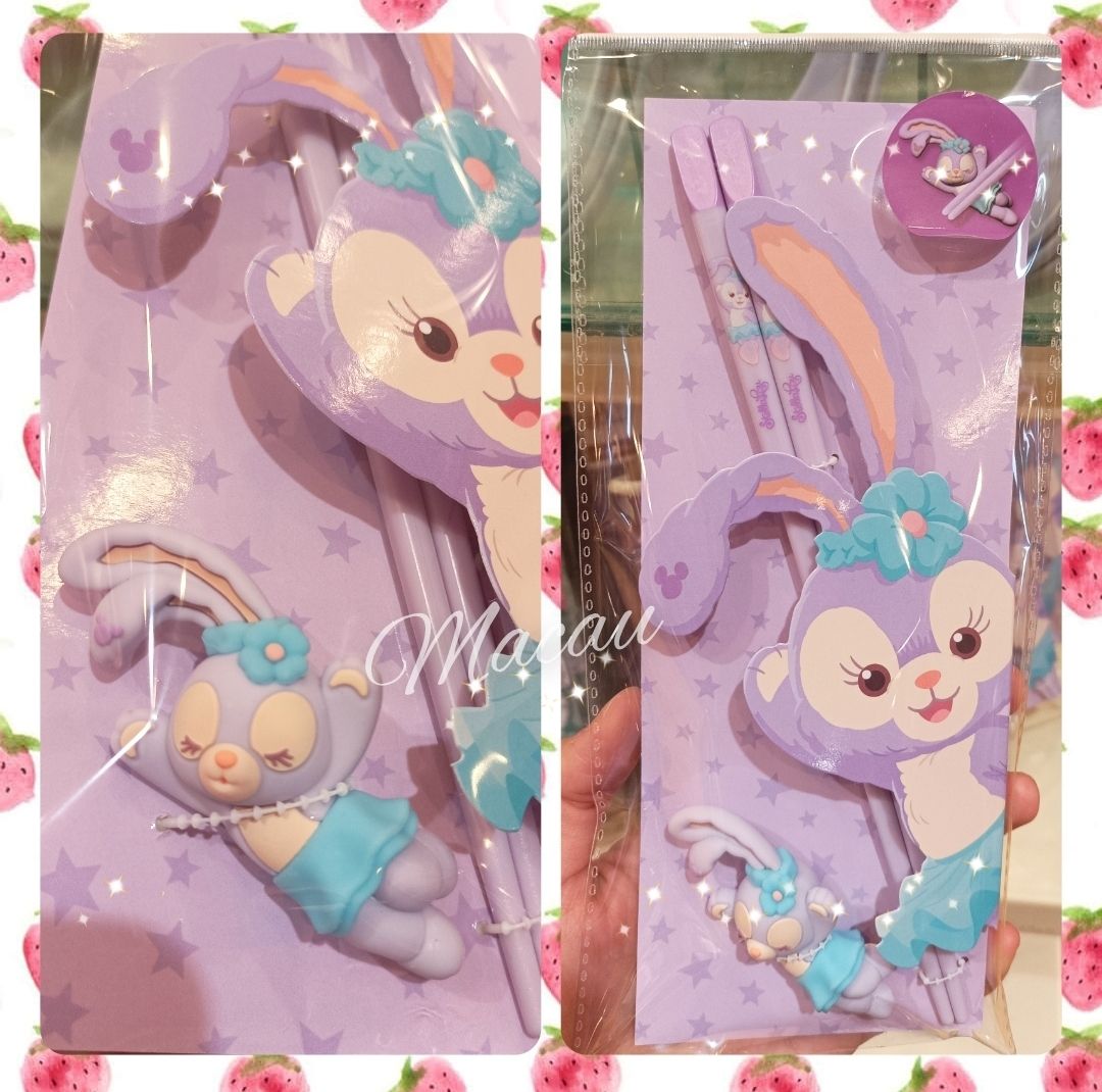 香港ディズニー限定☆ダッフィー&フレンズ お箸&箸置きセット (Disney