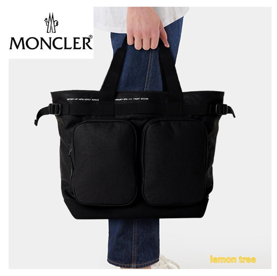 MONCLER】トートバッグ 藤原ヒロシ FRGMT 機能的なアイテム♪ (MONCLER