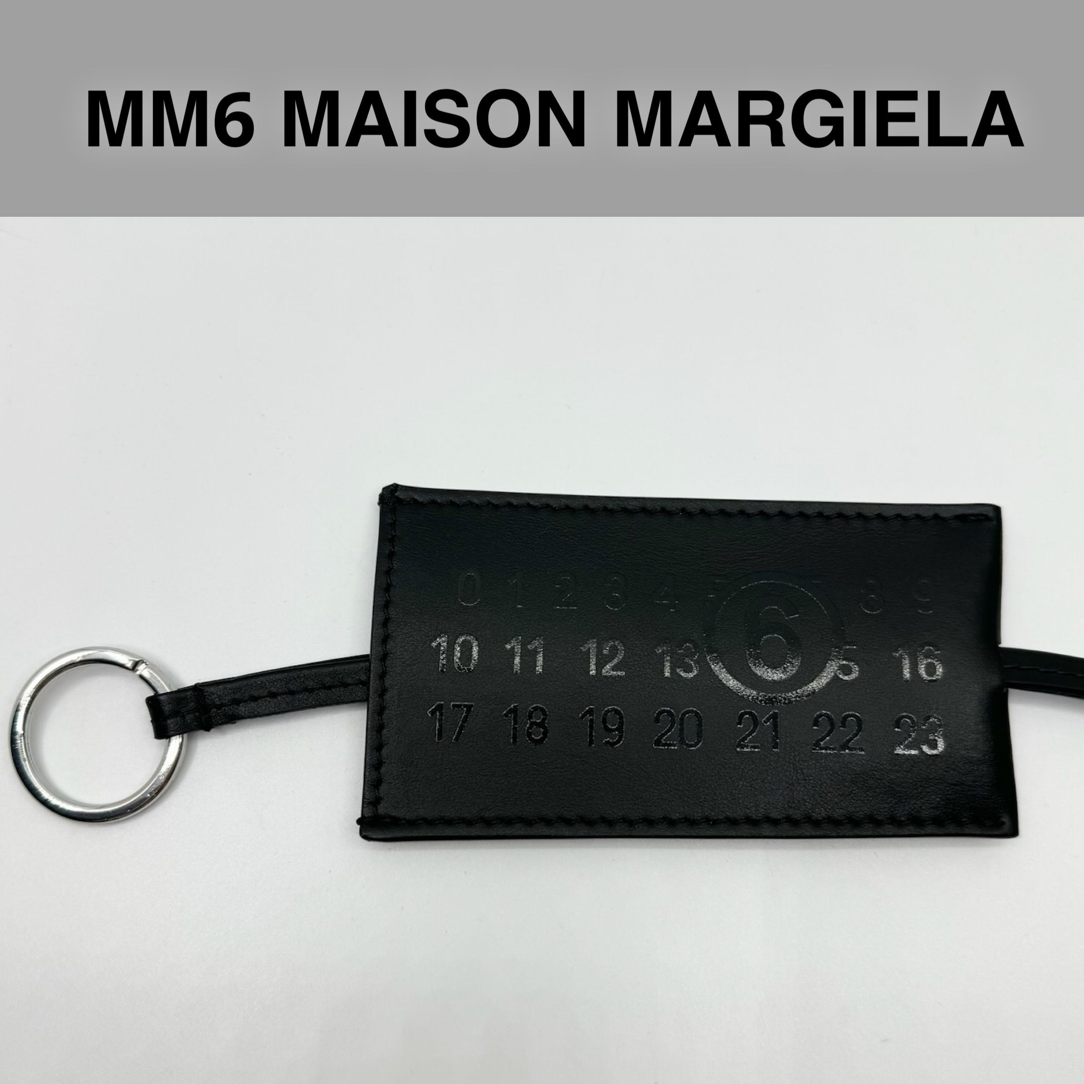 安心の国内発送】MM6 LOGO ネックストラップ キーリング (MM6 Maison