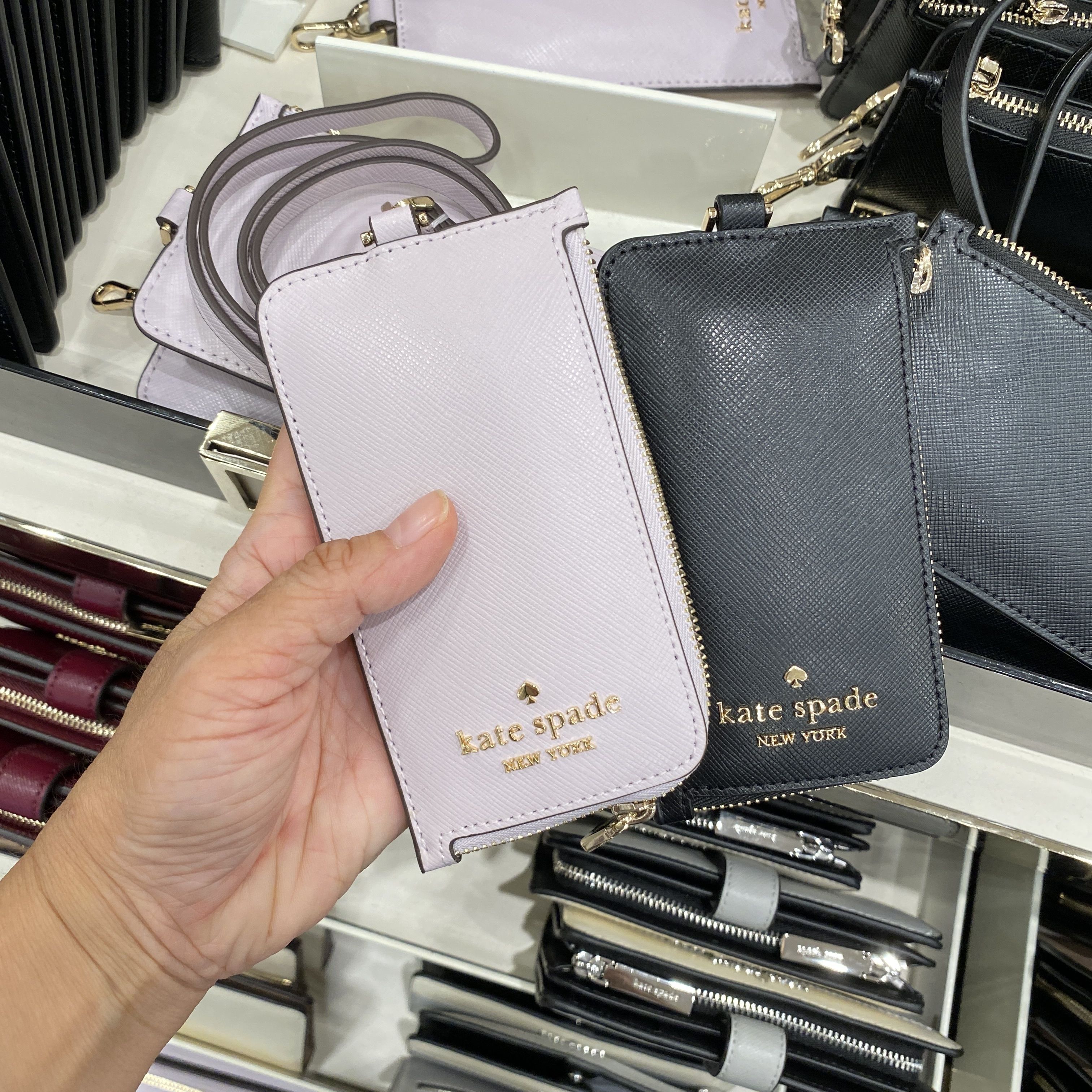 定番 Kate Spade☆Madison cardcase lanyard☆カード入れ KC573 (kate